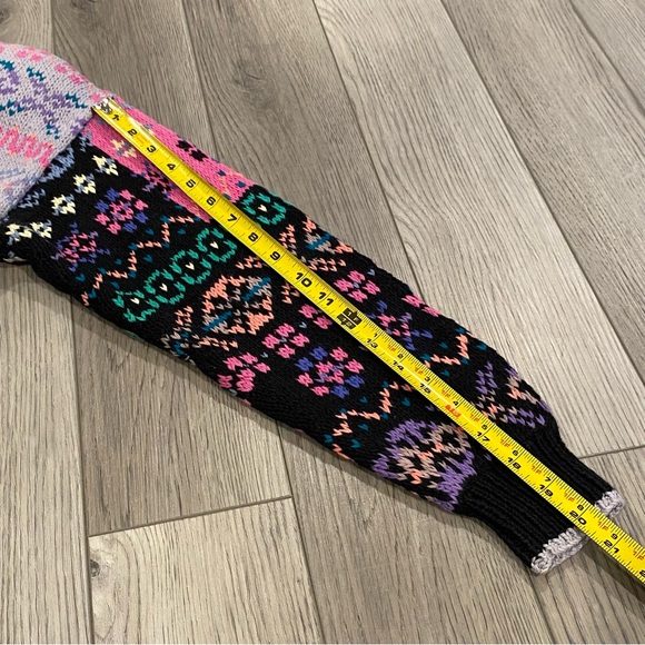 Vintage Northern Isles HandKnitted Cardigan Women’s Size S Rainbow Retro Sweater - Picture 13 of 16